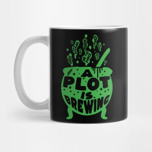 Author Halloween A Plot is Brewing Mug